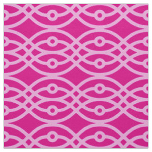Kimono print, magenta and pink fabric