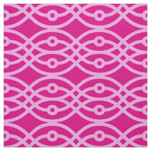 Kimono print, magenta and pink fabric