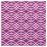 Kimono print, plum and pink fabric