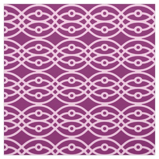 Kimono print, plum and pink fabric