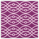 Kimono print, plum and pink fabric