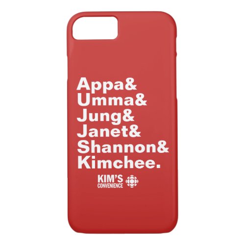 Kims Convenience _ Ampersand Phone Case