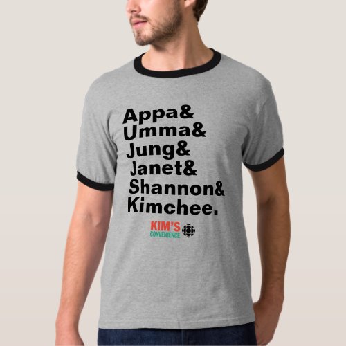 Kims Convenience _ Ampersand Ringer T_Shirt