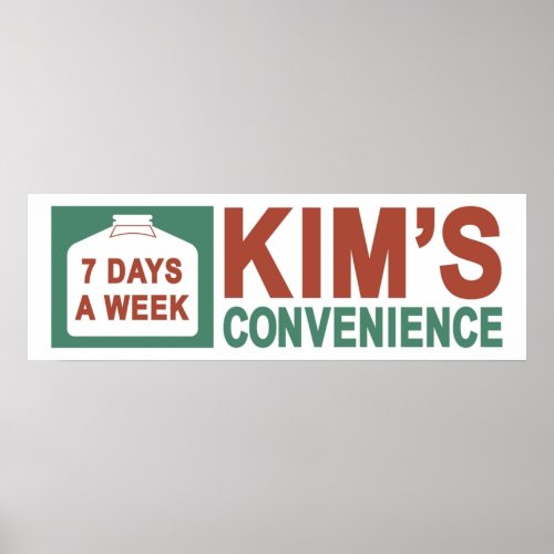 Kims Convenience Logo Poster