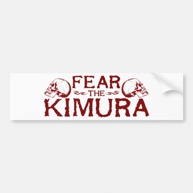 Kimura Bumper Sticker (Front)