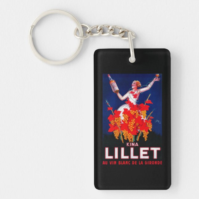 Kina Lillet Vintage PosterEurope Keychain (Front)