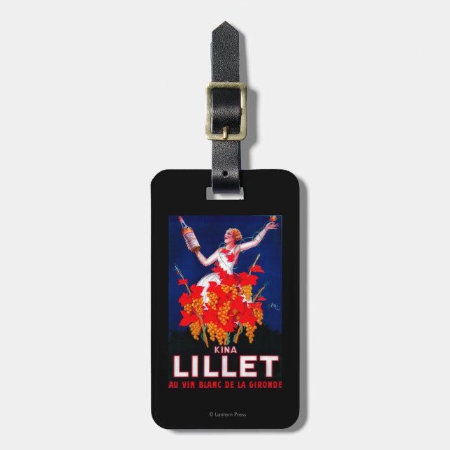 Kina Lillet Vintage PosterEurope Luggage Tag (Front Vertical)