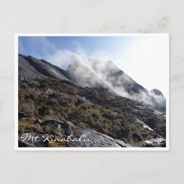kinabalu mist postcard (Front)
