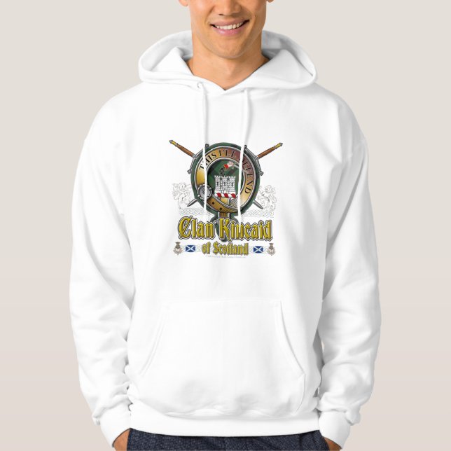 Kincaid Clan Badge Hoodie (Front)