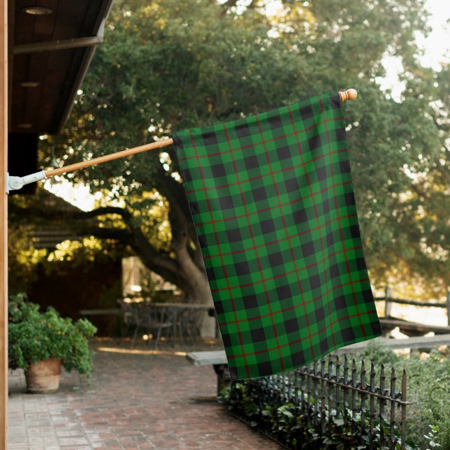 Kincaid Clan Tartan House Flag (In SItu)
