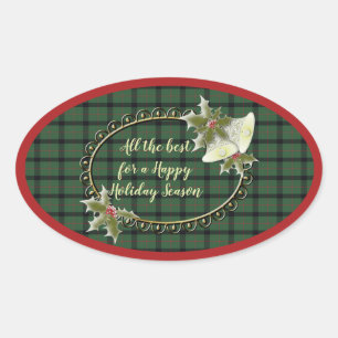 Kincaid Original Scottish Tartan Oval Sticker
