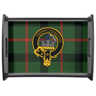 Kincaid Scottish Crest and Tartan Serving Tray