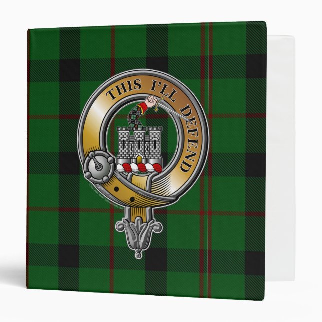 Kincaid Tartan & Badge 3 Ring Binder (Front/Inside)