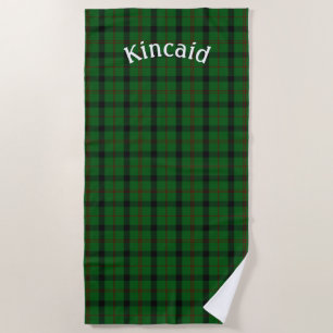 Kincaid Tartan Plaid Beach Towel