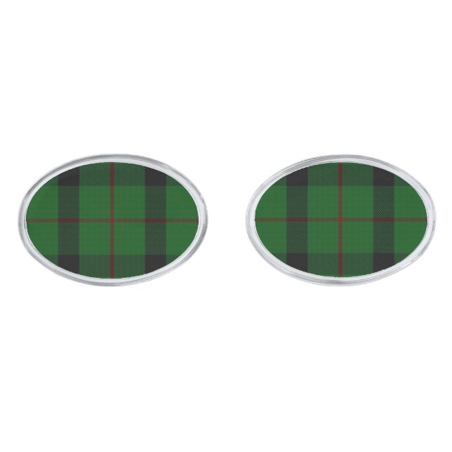 Kincaid Tartan Plaid Cuff Links (Front)