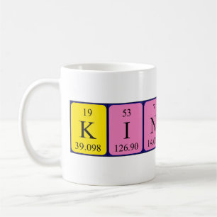 Kincsö periodic table name mug
