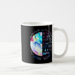 Kind Asl Alphabet American Sign Language Deaf Awar Coffee Mug