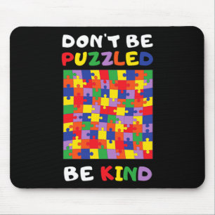 Kind Autistic Puzzle Autism Awareness 2022 Asl Mom Mouse Pad