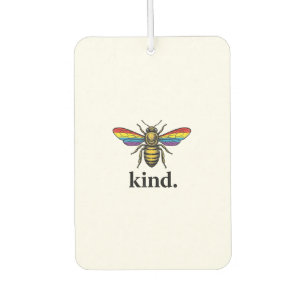 Kind Bee Vintage Rainbow Wing Shirt Design (2)_1 Air Freshener