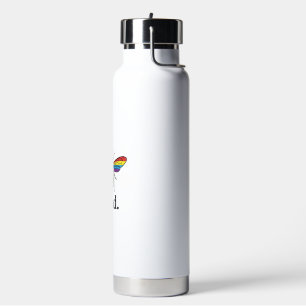 Kind Bee Vintage Rainbow Wing Shirt Design (2)_1 Water Bottle
