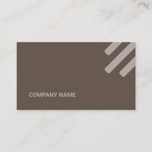 Kind Brown Tone Flat Shapes Qr Code Business Card