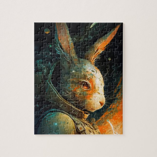 Kind Celestial Rabbit Jigsaw Puzzle (Vertical)