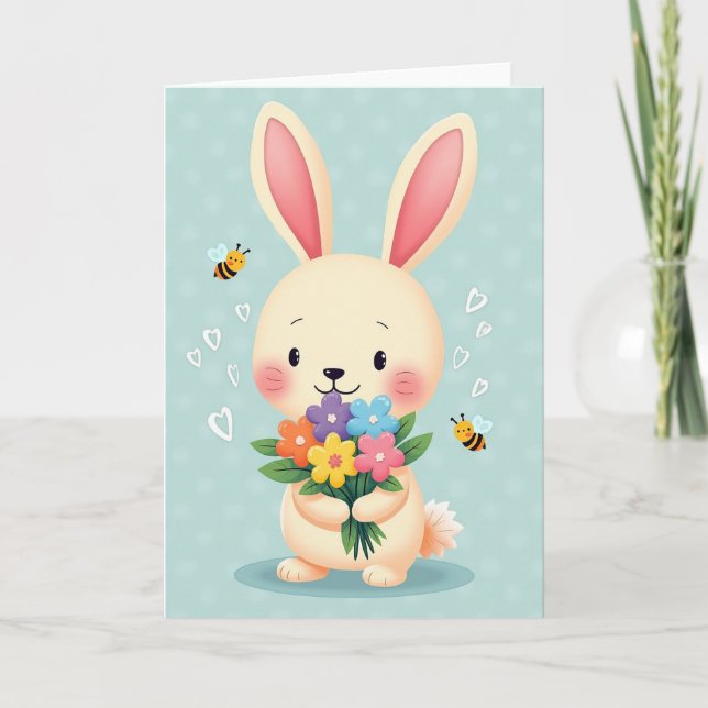 Kind Creature Floral Friend Card (Front)