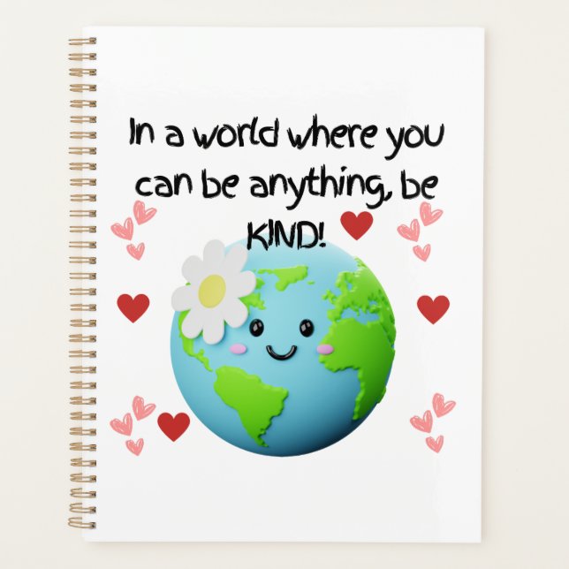 Kind Earth Planner for Classroom Organization (Front)