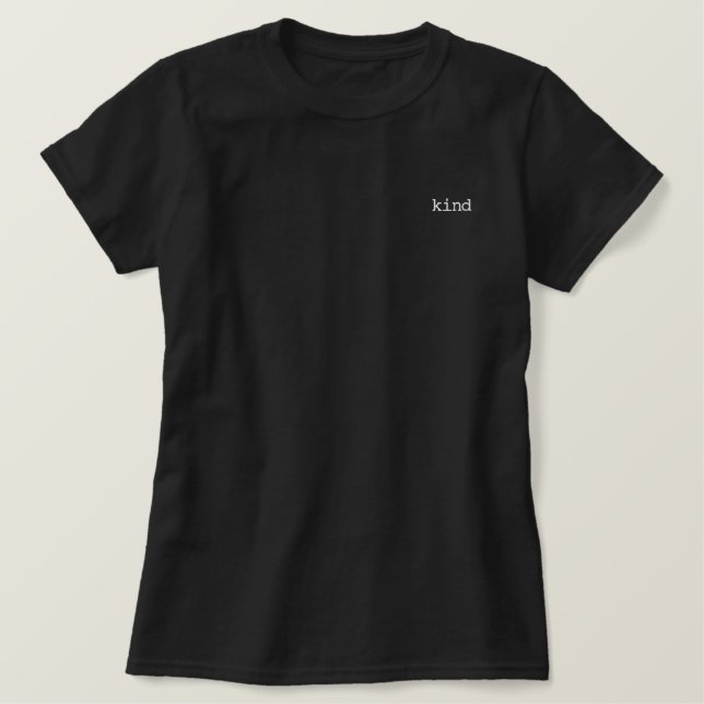 Kind - embroidered shirt (Design Front)