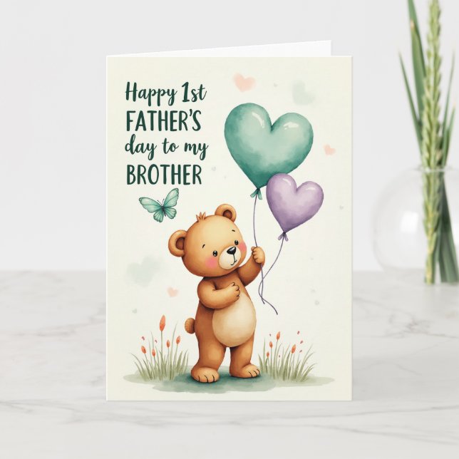 Kind Fathers Day Art Card (Front)