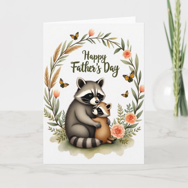 Kind Fathers Day Forest Card (Front)