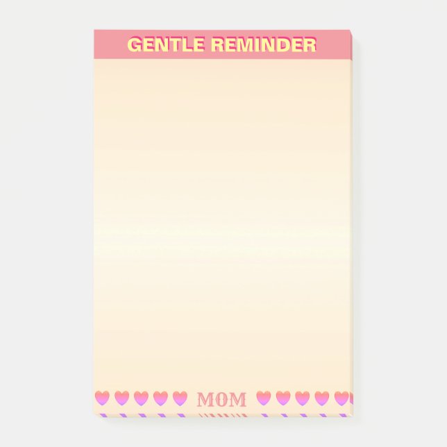 Kind/Gentle Reminder Post-it Notes (Front)
