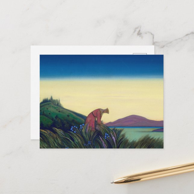 Kind Grass, Vasilisa the Wisest by Roerich Postcard (Front/Back In Situ)