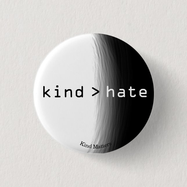 kind > hate button (Front)