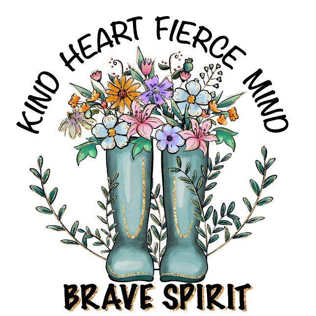 Kind Heart Fierce Mind Brave Spirit women T-Shirt (Creator Uploaded)