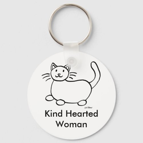 Kind Hearted Woman Keychain