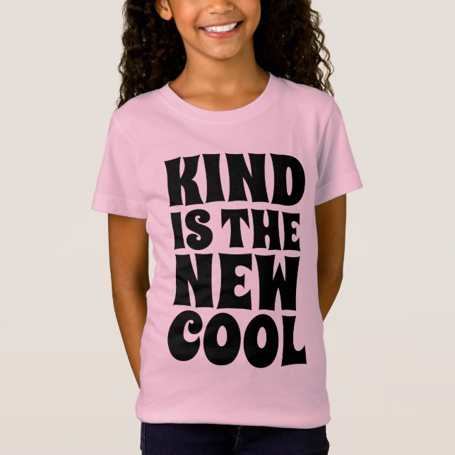 KIND IS THE NEW COOL Kids T-Shirts (Front)
