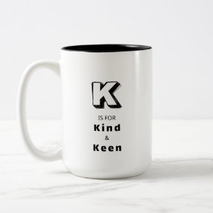 Kind K - Personalized Luxury Praise Mug