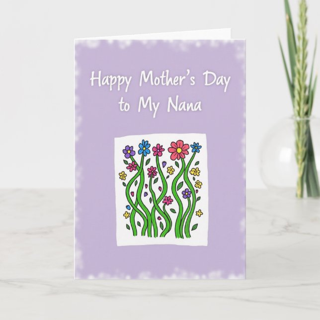 Kind Mothers Day Blossom Card (Front)