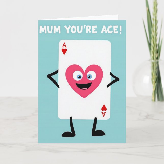 Kind Mothers Day Design Card (Front)