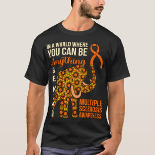 Kind Multiple Sclerosis Awareness Support Graphic T-Shirt