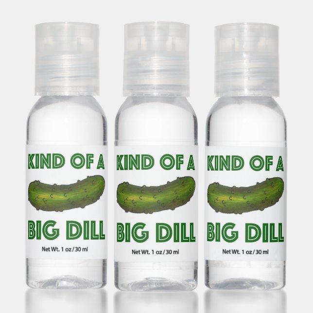 Kind of a Big (Deal) Kosher Dill Pickle Congrats Hand Sanitizer (Set)