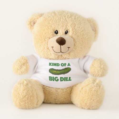 Kind of a Big Dill Deal Green Pickle Congrats Teddy Bear