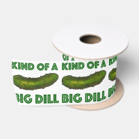 Kind of a Big Dill (Deal) Green Pickle Food Print