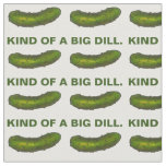 Kind of a Big Dill (Deal) Green Pickle Foodie Fabric