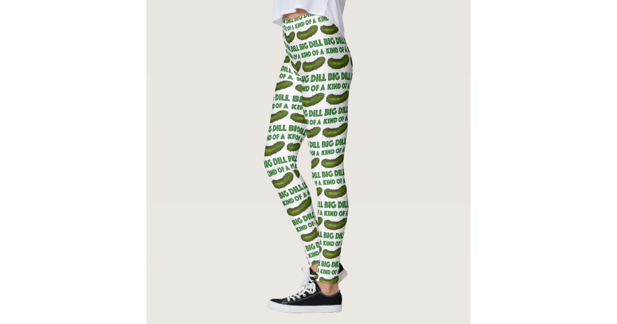 Kind of a Big Dill (Deal) Green Pickle Leggings