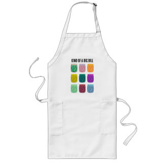 Kind of a Big Dill Funny Colorful Pickles Dad Joke Long Apron