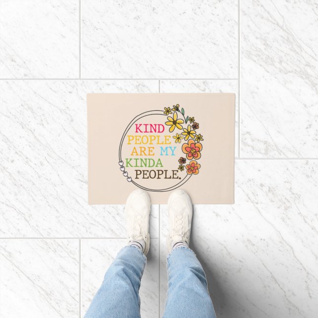 Kind People Are My Kinda People Doormat (Indoor)