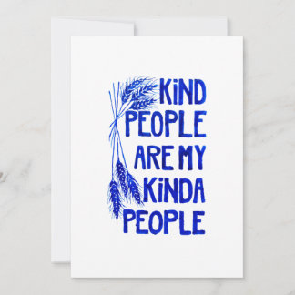 Kind People Individual Greeting Card