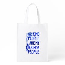 Kind People Reusable Grocery Bag